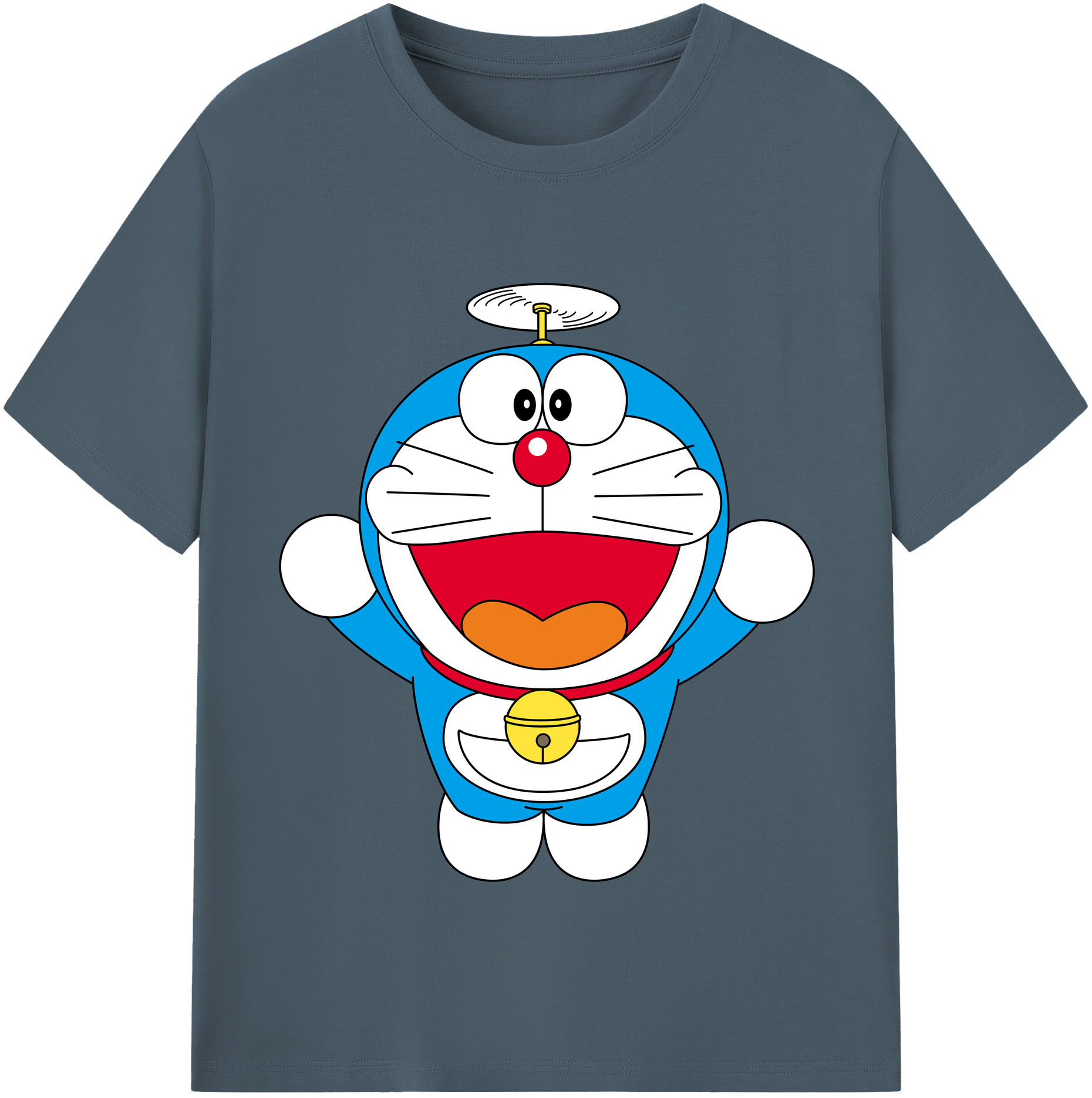 （画像用） ドラえもん Doraemon 綿100％半袖Tシャツ（フロントプリント）
